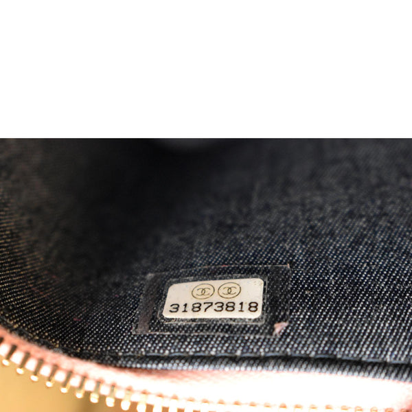 CHANEL Vanity Case Quilted Leather Shoulder Bag Pink