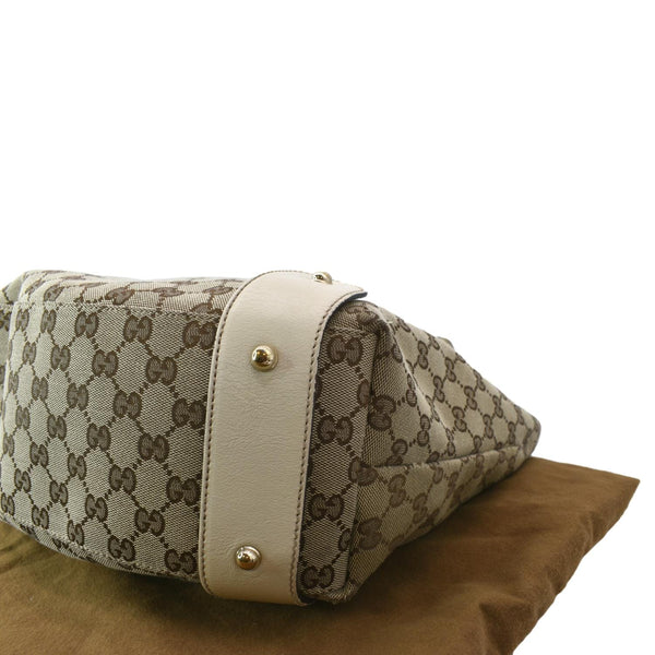 GUCCI Pelham Medium GG Canvas Hobo Bag Beige 137621
