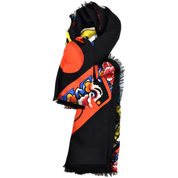 LOUIS VUITTON Silk Multicolor Scarf Bandeau