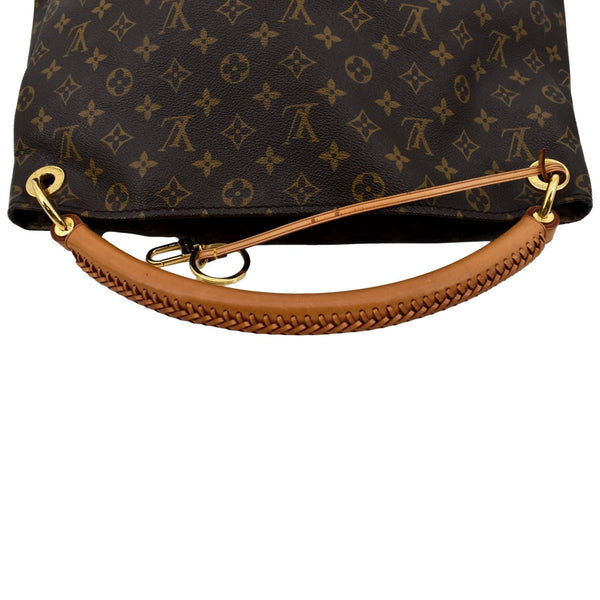 LOUIS VUITTON Artsy MM Monogram Canvas Hobo Bag Brown