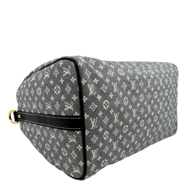 LOUIS VUITTON Speedy 30 Monogram Idylle Satchel Bag Fusain