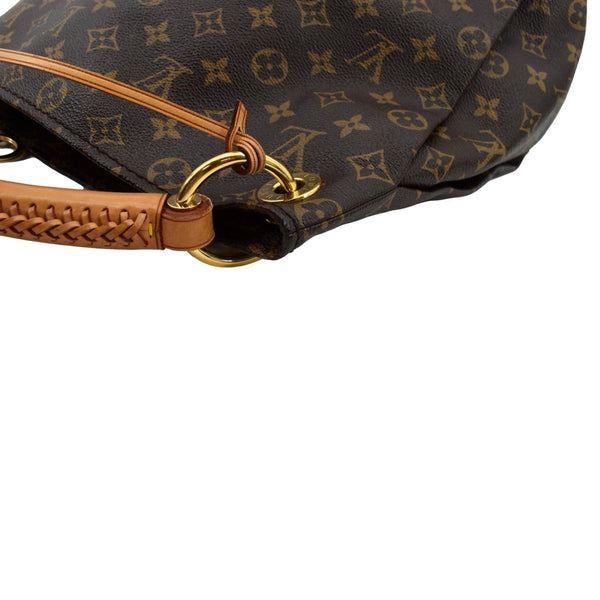 LOUIS VUITTON Artsy MM Monogram Canvas Hobo Bag Brown