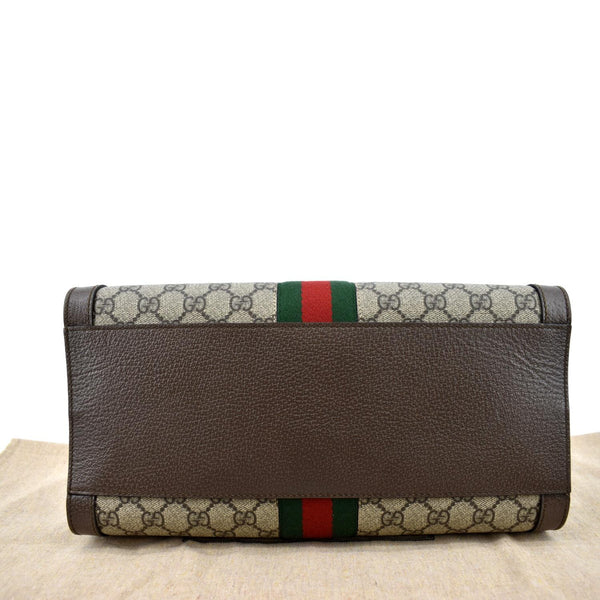 GUCCI Ophidia Medium GG Supreme Tote Shoulder Bag Beige 524537