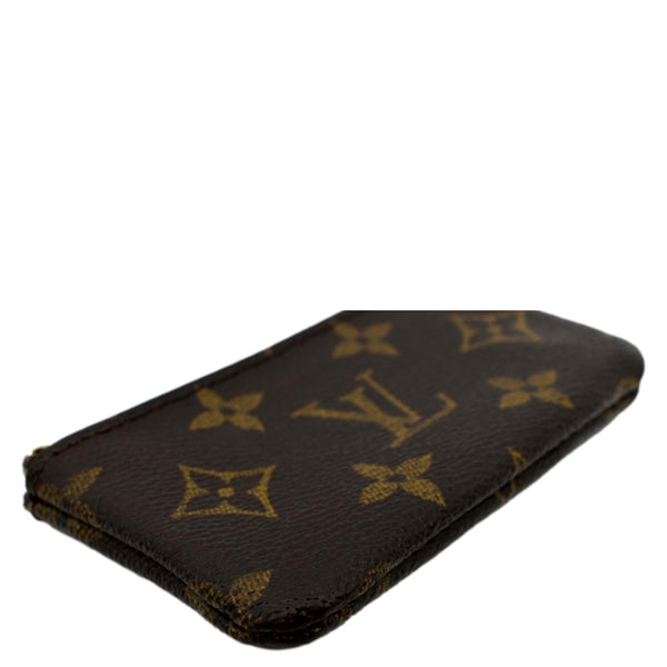 Louis Vuitton Key Coin Pouch Monogram Canvas Brown - Bottom Left