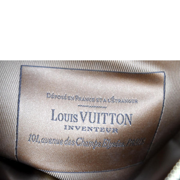 LOUIS VUITTON Fleur De Jais Carrousel Monogram Leather Satchel Bag Black