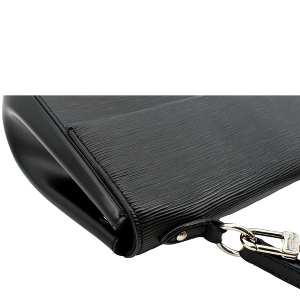 LOUIS VUITTON Cluny MM Epi Leather Shoulder Bag Black