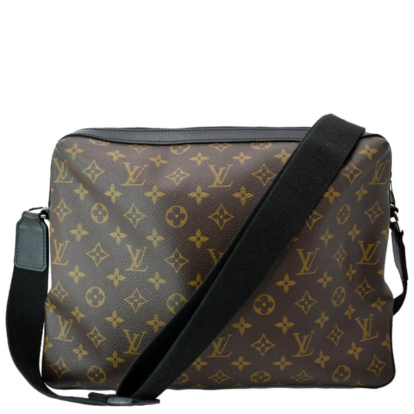 LOUIS VUITTON Torres Monogram Macassar Canvas Messenger Bag Brown