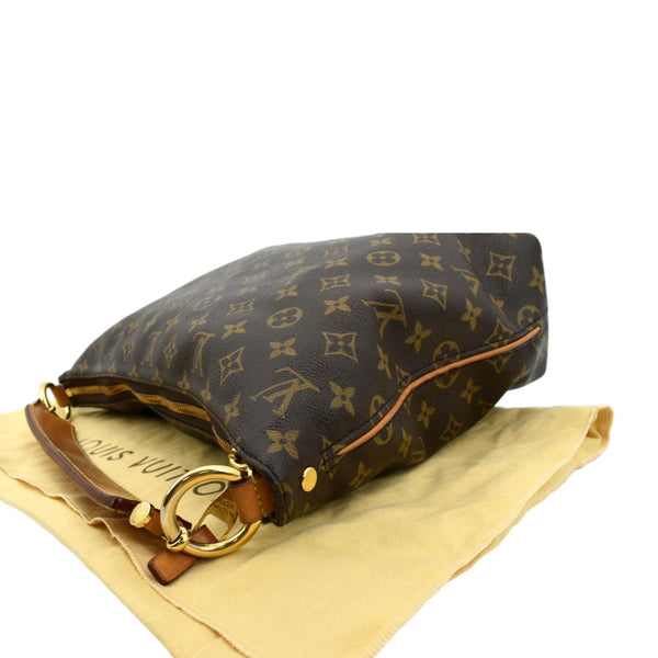 LOUIS VUITTON Sully PM Monogram Canvas Shoulder Bag Brown