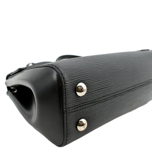 LOUIS VUITTON Cluny MM Epi Leather Shoulder Bag Black