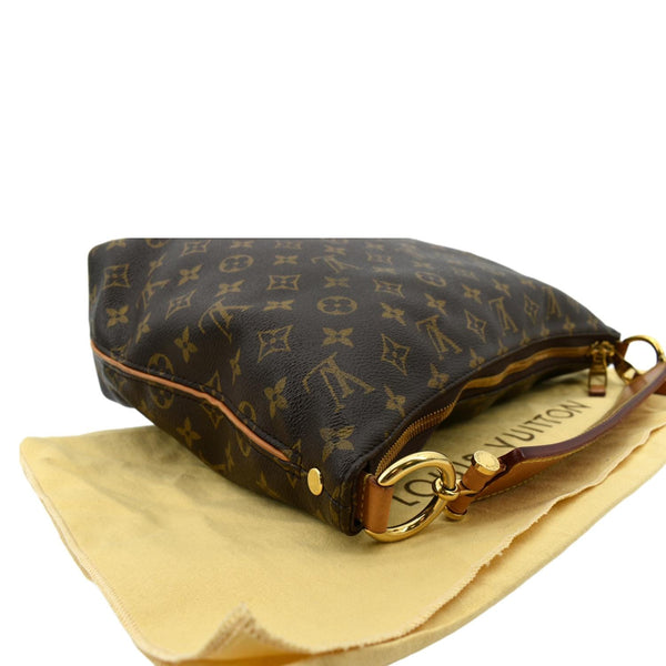 LOUIS VUITTON Sully PM Monogram Canvas Shoulder Bag Brown