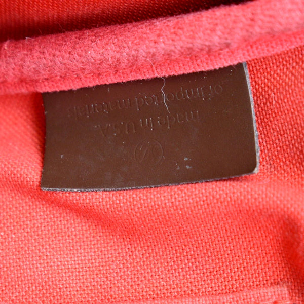 LOUIS VUITTON Favorite MM Damier Ebene Crossbody Bag Brown