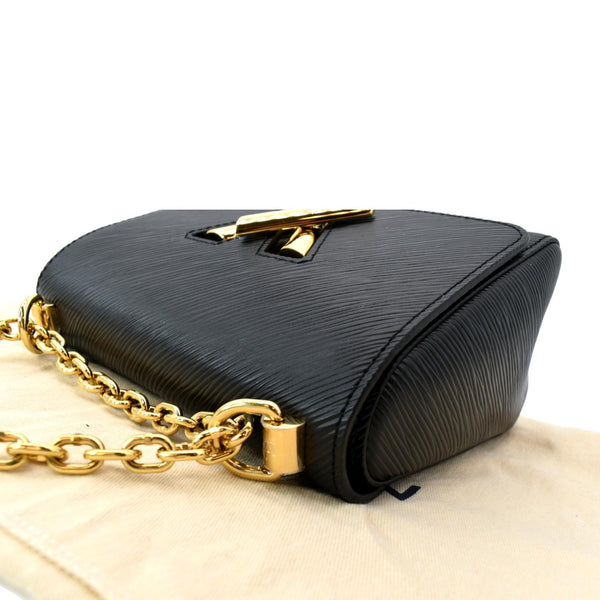 LOUIS VUITTON Twist PM Epi Leather Crossbody Bag Black