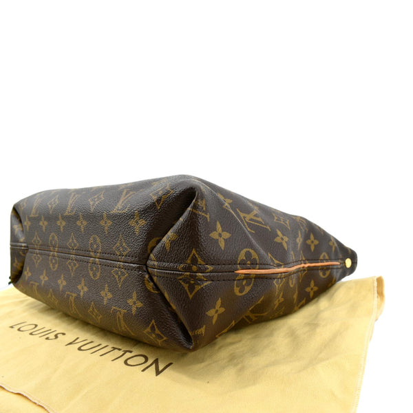 LOUIS VUITTON Sully PM Monogram Canvas Shoulder Bag Brown
