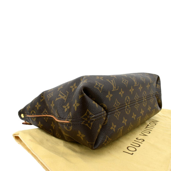 LOUIS VUITTON Sully PM Monogram Canvas Shoulder Bag Brown