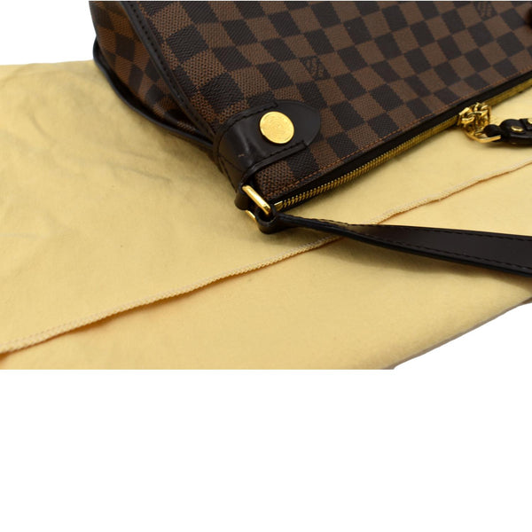 Louis Vuitton Duomo Damier Ebene Crossbody Bag Brown - Top Left