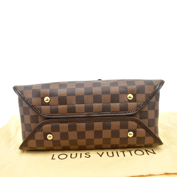 Louis Vuitton Duomo Damier Ebene Crossbody Bag Brown - Bottom