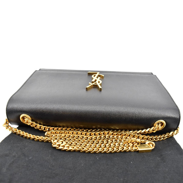 YVES SAINT LAURENT Kate Leather Shoulder Bag Black