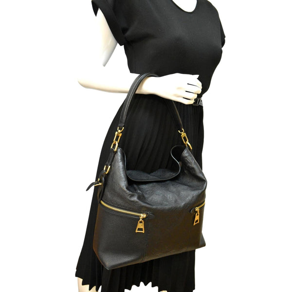 Louis Vuitton Melie Empreinte Leather Hobo Shoulder Bag - Full View