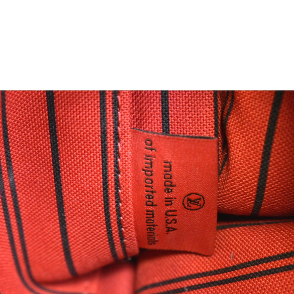 Louis Vuitton Neverfull Damier Ebene Pochette Pouch - Made In USA