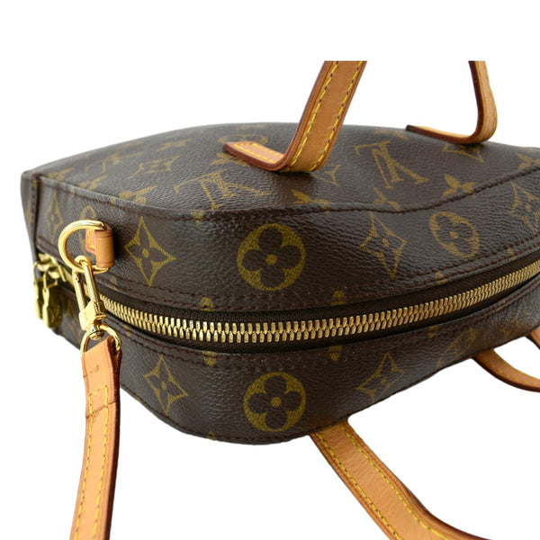 LOUIS VUITTON Spontini Monogram Canvas Shoulder Bag Brown