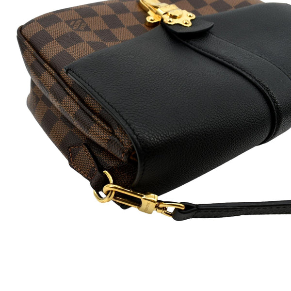 LOUIS VUITTON Clapton Damier Ebene Crossbody Bag Black