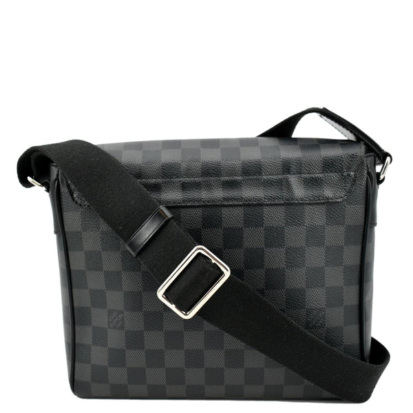 LOUIS VUITTON District PM Damier Graphite Messenger Bag Black