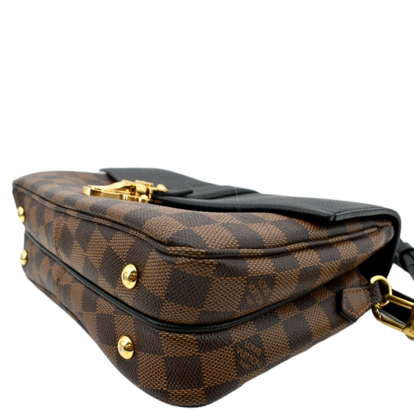 LOUIS VUITTON Clapton Damier Ebene Crossbody Bag Black