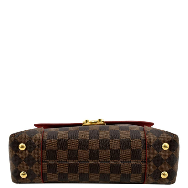 Louis Vuitton Caissa Chain Damier Ebene Shoulder Bag - Bottom