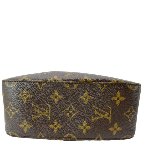 LOUIS VUITTON Spontini Monogram Canvas Shoulder Bag Brown