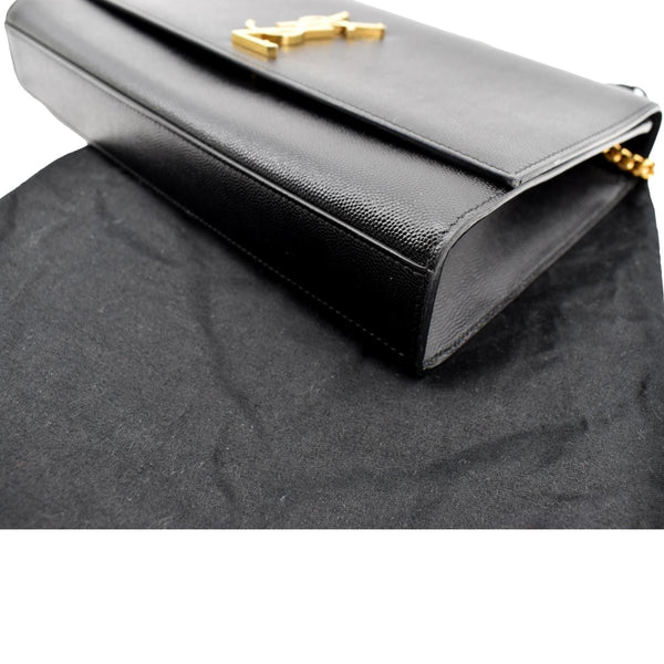 YVES SAINT LAURENT Kate Leather Shoulder Bag Black