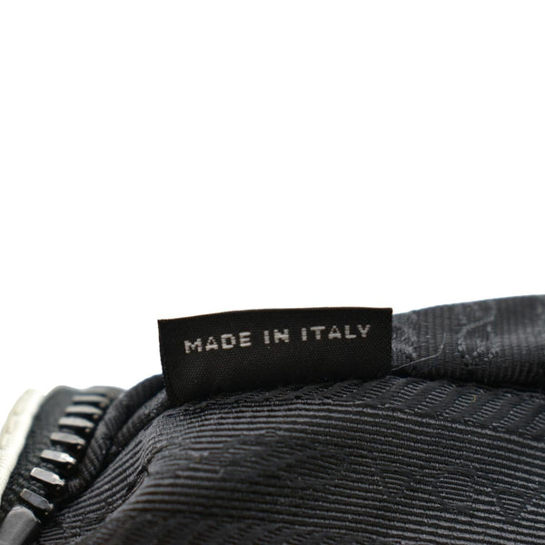 PRADA Re-Nylon Leather Crossbody Bag White