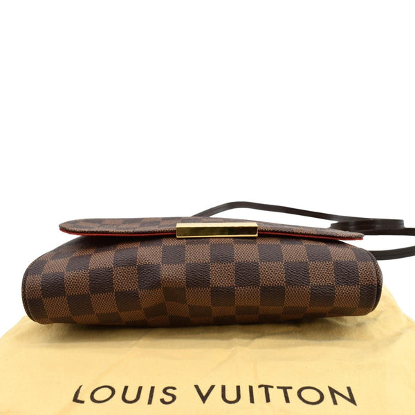LOUIS VUITTON Favorite PM Damier Ebene Crossbody Bag Brown