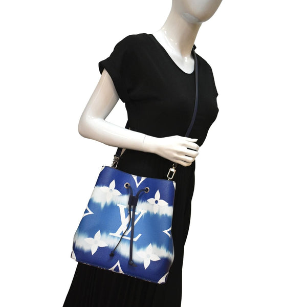 Louis Vuitton Escale Neonoe MM Monogram Shoulder Bag - Full View