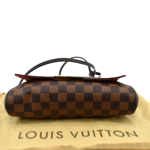 LOUIS VUITTON Favorite MM Damier Ebene Crossbody Bag Brown