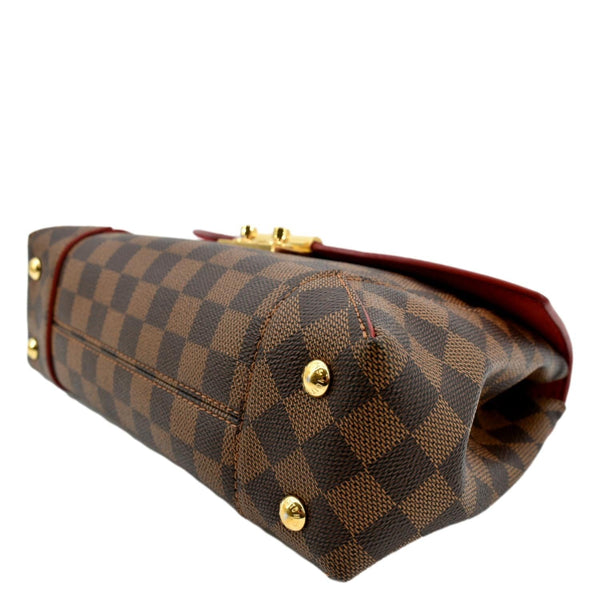 Louis Vuitton Caissa Chain Damier Ebene Shoulder Bag - Bottom Right