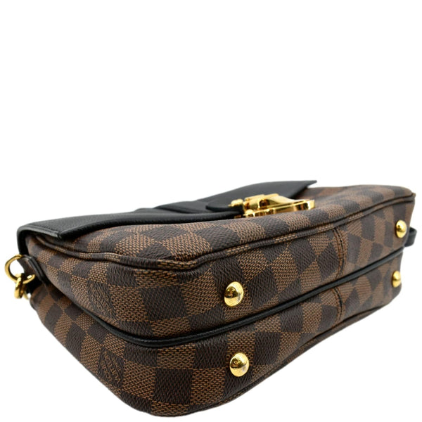 LOUIS VUITTON Clapton Damier Ebene Crossbody Bag Black