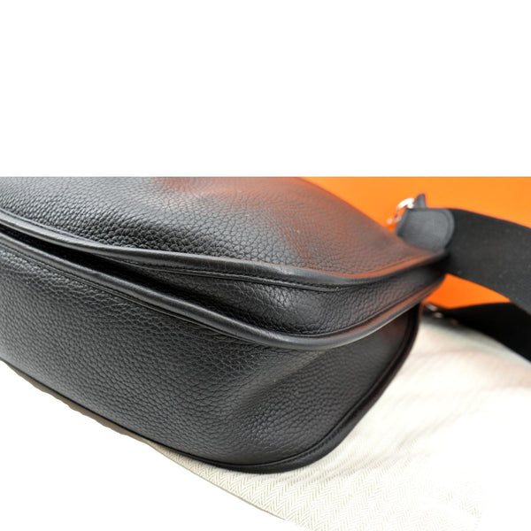 Hermes Evelyne GM Taurillon Clemence Crossbody Bag - Bottom Right