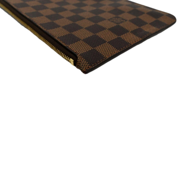 Louis Vuitton Neverfull Damier Ebene Pochette Pouch - Top Left