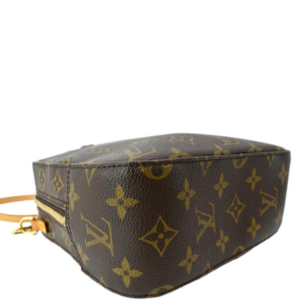 LOUIS VUITTON Spontini Monogram Canvas Shoulder Bag Brown