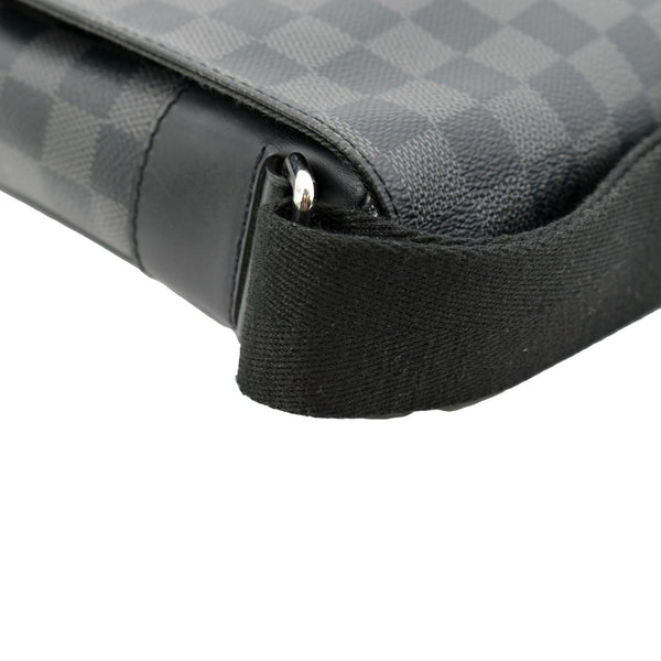 LOUIS VUITTON District PM Damier Graphite Messenger Bag Black