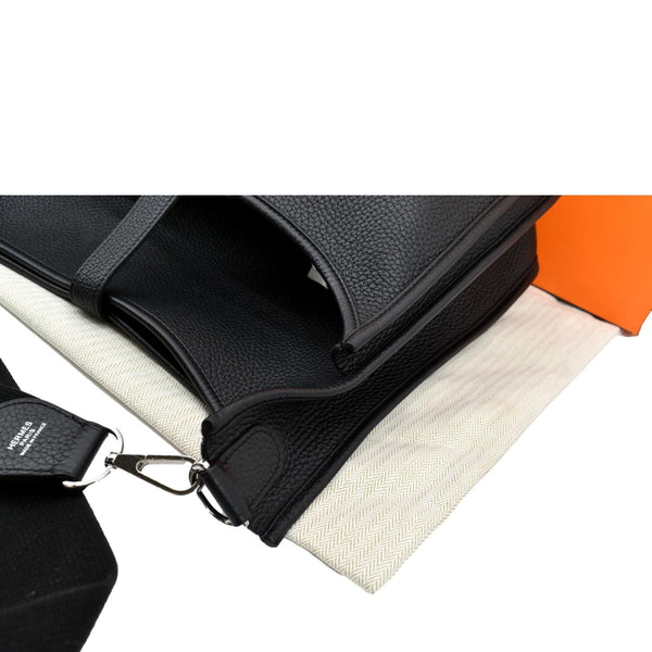 Hermes Evelyne GM Taurillon Clemence Crossbody Bag - Top Left