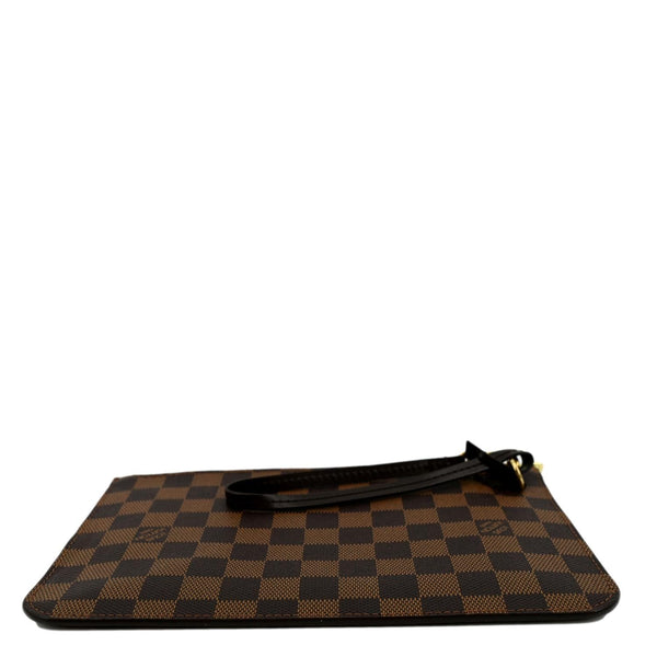 Louis Vuitton Neverfull Damier Ebene Pochette Pouch - Bottom
