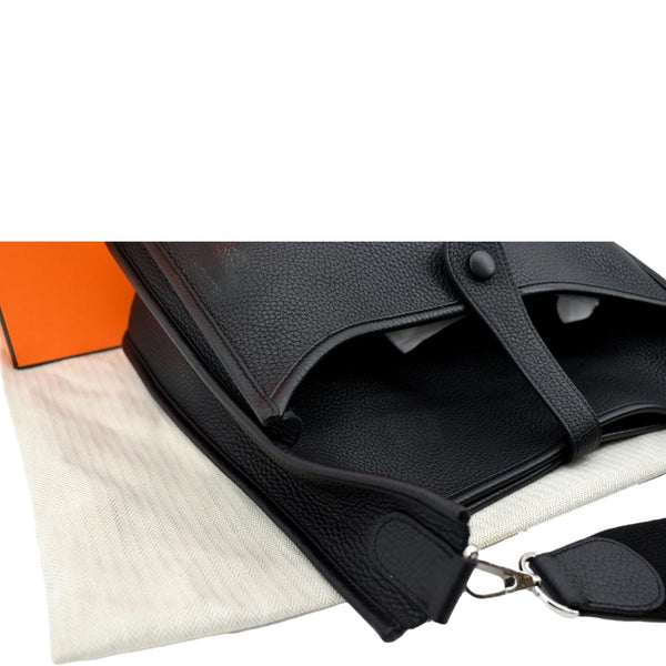 Hermes Evelyne GM Taurillon Clemence Crossbody Bag - Top Right