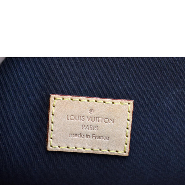 LOUIS VUITTON Alma GM Monogram Vernis Leather Satchel Bag Amarante