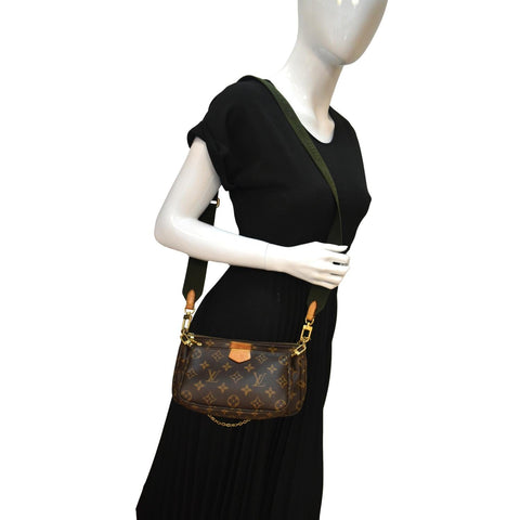 LOUIS VUITTON Multi Pochette Accessoires Monogram Canvas Shoulder Bag - sold