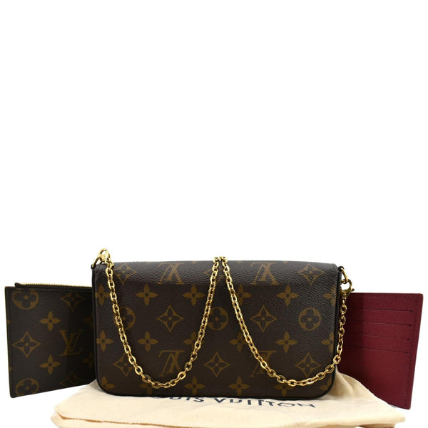 Louis Vuitton Felicie Monogram Canvas Crossbody Bag - Back
