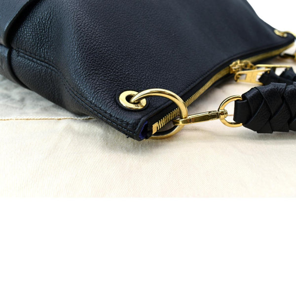 LOUIS VUITTON Maida Monogram Empreinte Leather Hobo Bag Black