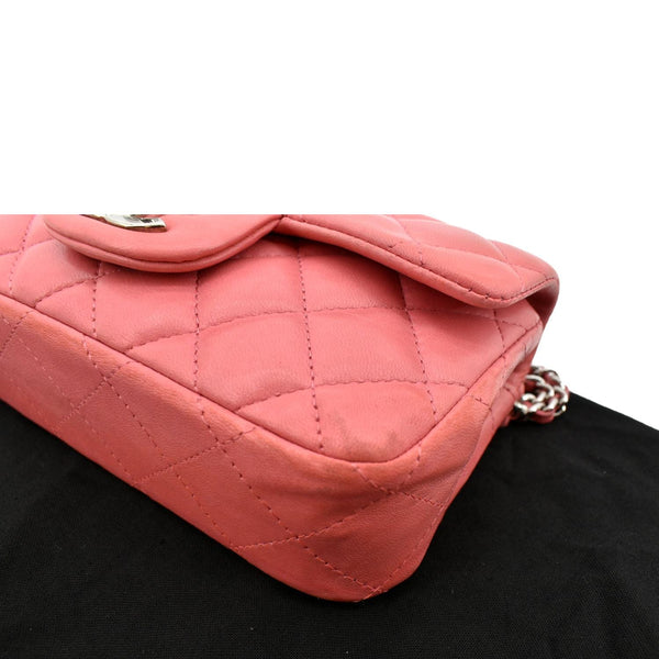 Chanel Extra Mini Flap Quilted Leather Crossbody Bag - Bottom Right