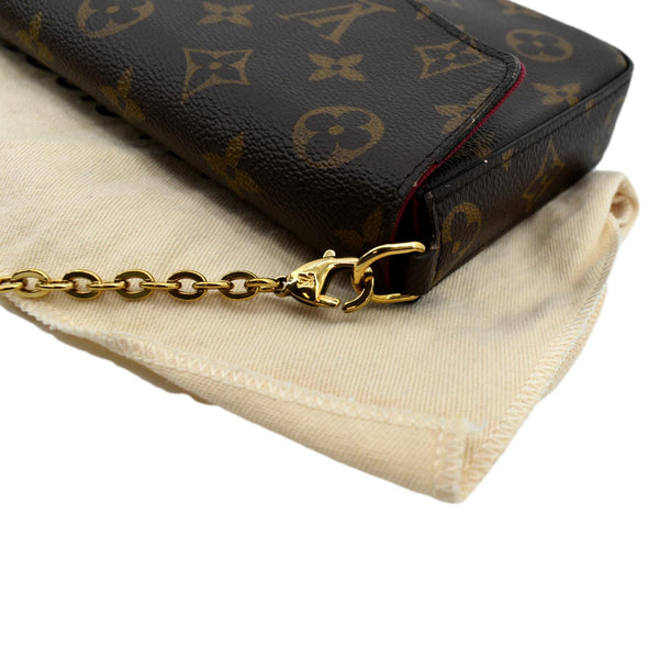 Louis Vuitton Felicie Monogram Canvas Crossbody Bag - Top Left