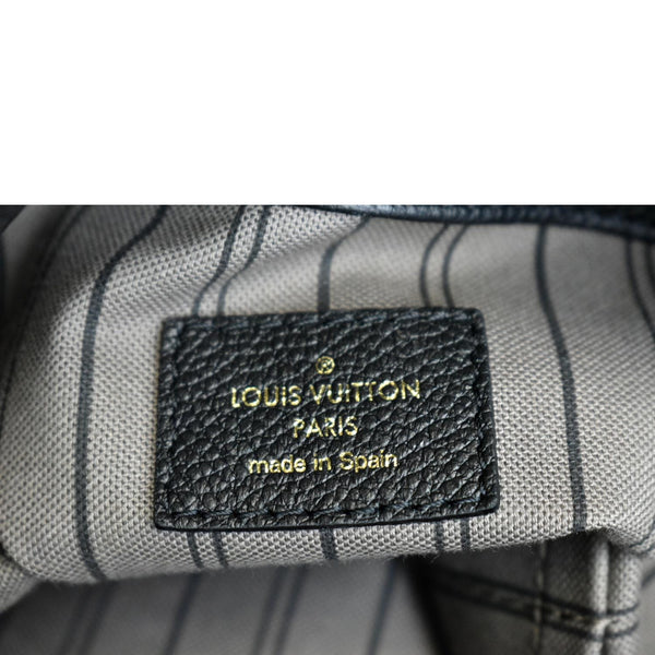 LOUIS VUITTON Artsy MM Empreinte Leather Hobo Bag Black